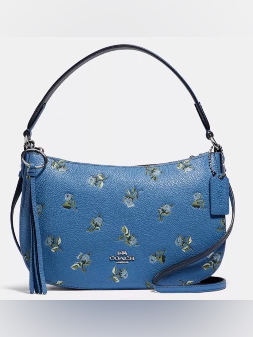 Coach Sutton Crossbody w/Floral Print 11"x7 1/2"x 2 3/4" (R$228)